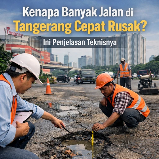 kenapa jalan di Tangerang cepat rusak