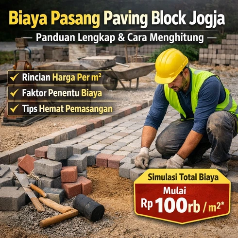 biaya pasang paving block jogja